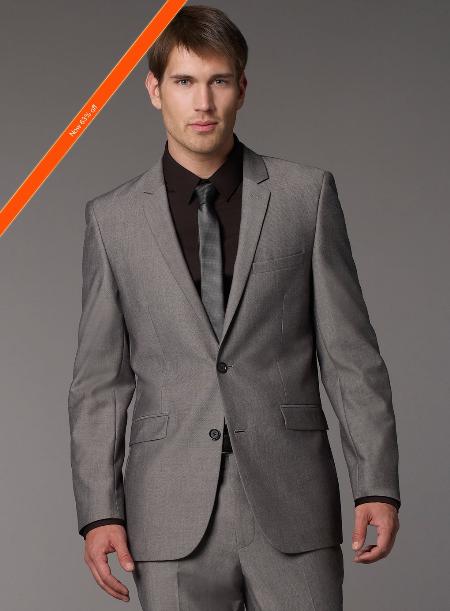Grey Tonic Slim narrow Style Fit Suit 