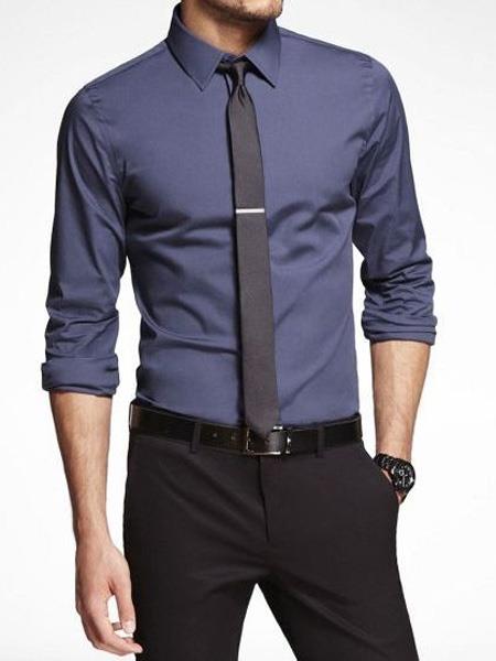 High School Homecoming Outfits For Guys Casual package Dark Bule Available In 10 Colo