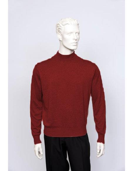 Men's TULLIANO Solid Silk Blend Brighton men's Long Sleeve M