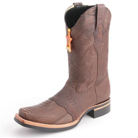 Authentic Los altos brown color shade Boots Genuine Ostrich Skin 