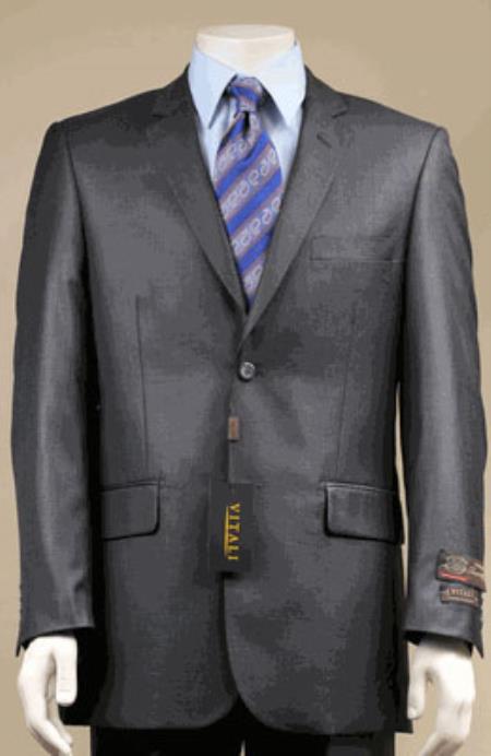 Big and Tall Size 56 to 72 2-Button Suit Textured Patterned Sport Coat Fabric Dark brown color shade 