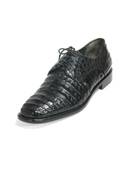 Authentic Los altos Genuine Cai Belly Cap Toe Liquid Jet Black Shoes for Online 