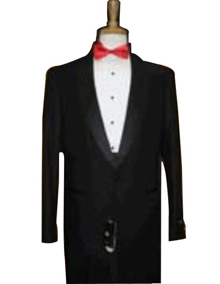 Buy & Dont pay Tuxedo Rental Single Button Shawl Lapel Liquid Jet Black Tuxedo Wool