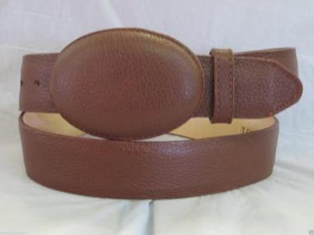 Genuine Authentic brown color shade Elk Western Cowboy Belt 