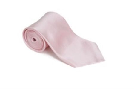 Englishrose 100% Silk Solid Necktie With Handkerchief 