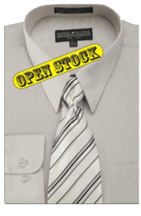 Basic Shirt with Matching Tie and Hanky 