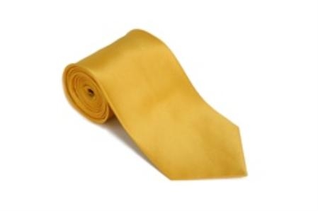 Freesia 100% Silk Solid Necktie With Handkerchief 