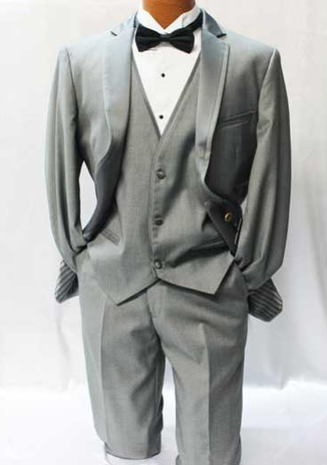  Grey Tuxedo - Gray Tuxedo Giorgio Fiorelli Grey ~ Gray Vested Tuxedo Suit men's Suits Vested 3 Piece 