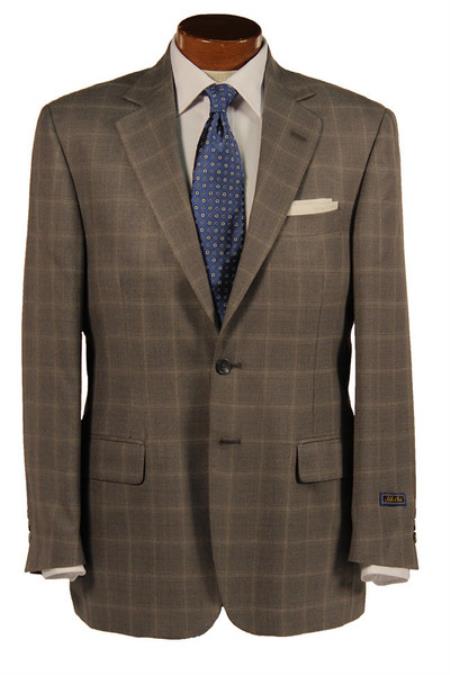 Sport Coat,Big & Tall In Silk & Wool Fabric Blend Grey 