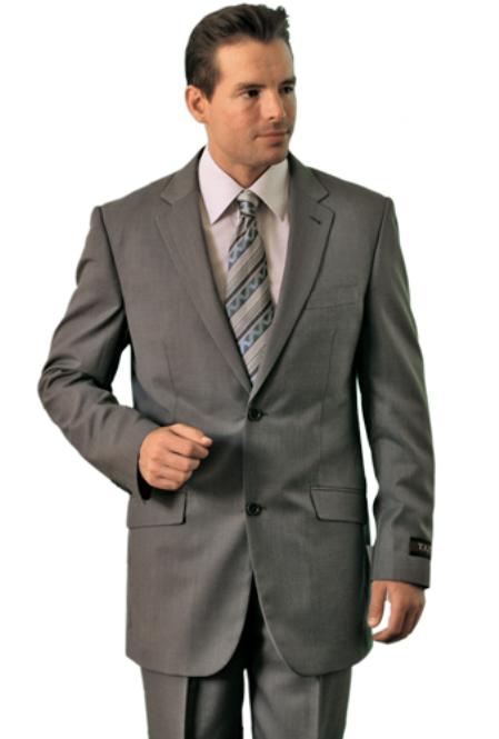 Poly/Rayon Grey Classic affordable suit Online Sale 