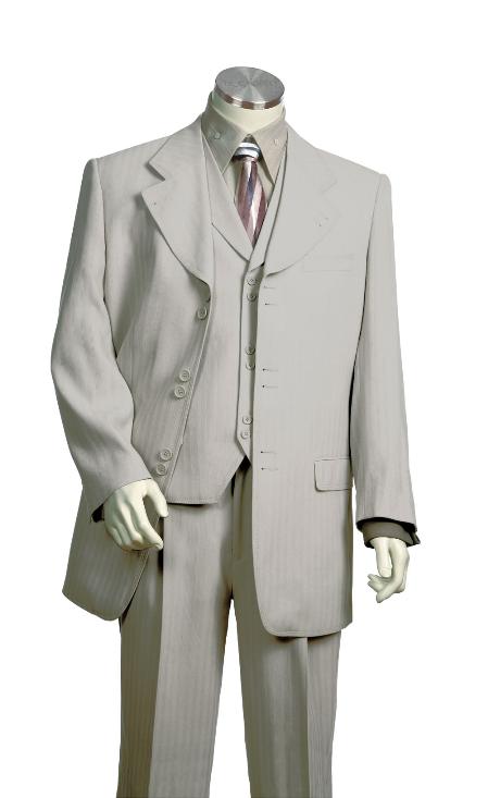 Vested Unique Exclusive Fashion Suit For sale ~ Pachuco men's Suit Perfect for Wedding Grey 
