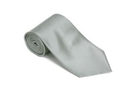 Laurelgreen 100% Silk Solid Necktie With Handkerchief 