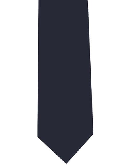  Men's Extra Long Navy Blue Polyester Neck Tie