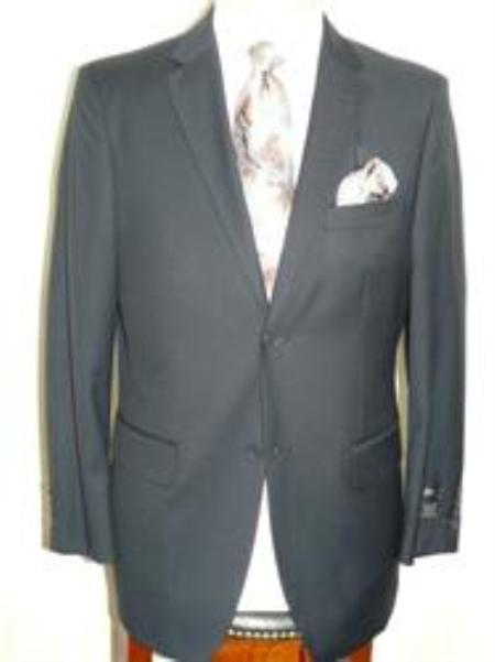 Solid Navy Blue Shade Extra Fine Poly-Rayon-Wool Fabric Summer Light Weight Fabric Suit 