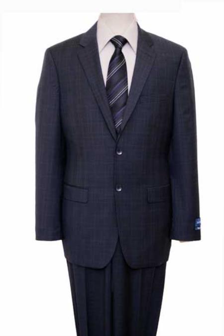 Windowpane Plaid Black And White Checkered Suit Pattern Texture Wool Fabric Blazer Online Sale Jacket Suit Navy 
