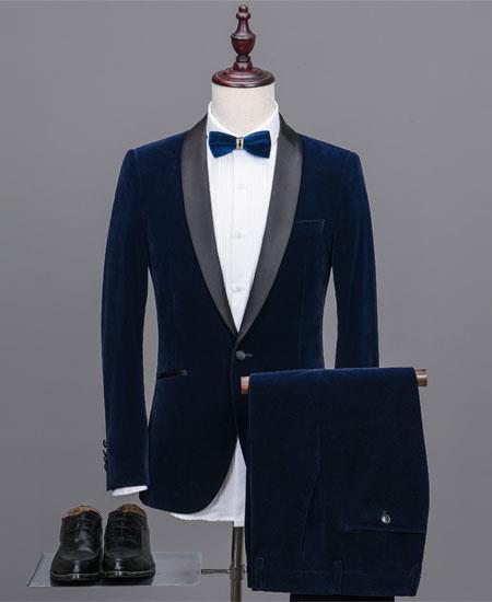 Blue Velvet Suit 