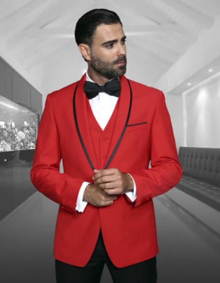  Men's Fashion Tux by STATEMENT Red 