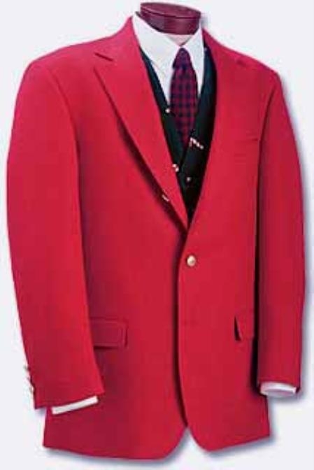 red color shade suit jackets - red color shade Blazer Online Sales # 23205 Sportcoat, poly ~ Fabric