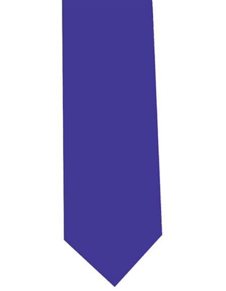  Men's Royal Blue Extra Long Polyester Neck Tie