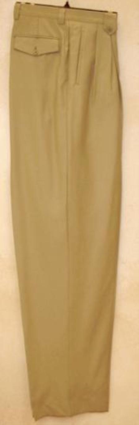 long rise big leg slacks greenish color with some hint of gray Taupe Wide Leg Dress 1920s 40s Fashion Clothing Look ! Pants Pleated Slacks baggy dress trousers 