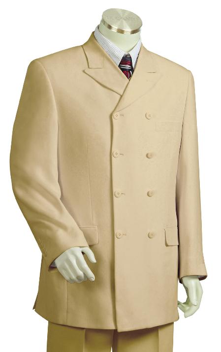 High Fashion Taupe Long length Zoot Suit For sale ~ Pachuco men's Suit Perfect for Wedding