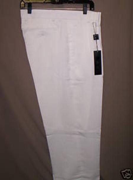 long rise big leg slacks White Deep Pleat-Wide Leg 22- Inch\ around the bottom 1920s 40s Fashion Clothing Look ! Pleated Slacks baggy dress trousers 