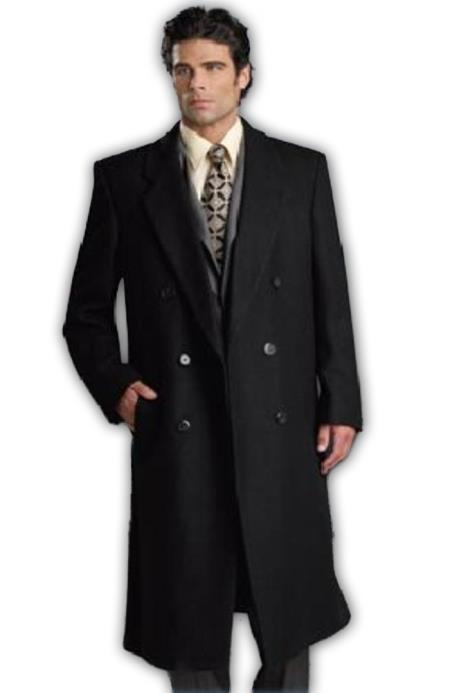 Man_Bent Fully Lined Double Breasted 6 buttonss 70/30 Poly/Viscose Blend Long Topcoats ~ Mens Overcoat outerwear 