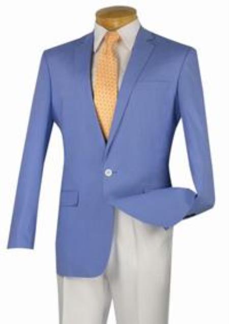 Modern Slim narrow Style Fit Sportcoat Blue Clearance Sale Online