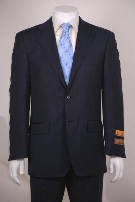 Pinstripe 2 button suit