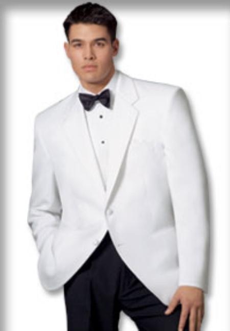 1 or 2 button, Notch lapel front Dinner Jacket Single Breasted 