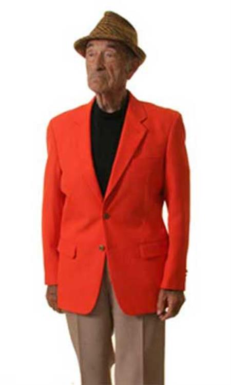 Two Button Blazer Online Sale orange ( + Women) Wool