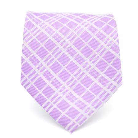 Slim narrow Style Purple color shade Gentlemans Necktie with Matching Handkerchief - Tie Set 