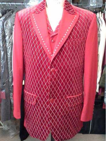 red color shade Fashion Suit 