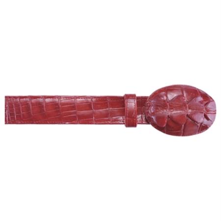 red color shade Nyle Crocodile ~ Alligator skin Tail 
