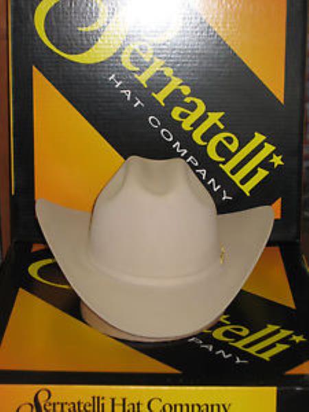 Serratelli Designer 100x El Comandant Buckskin 3 1/2 Brim Western Cowboy Hat 