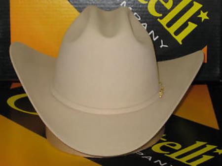Serratelli Designer 30x San Jose Buckskin 3 1/2 Brim Western Cowboy Hat 