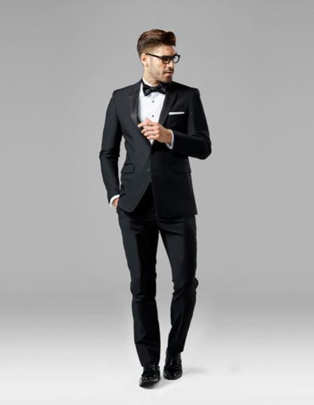 men's Black best Suit buy one get one Wool suits free Suit 