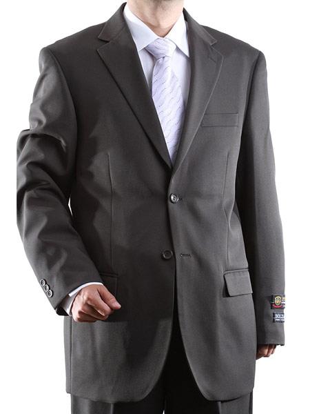 Men's Bolzano 2 Button Single Breasted Dual Side Vents 100% Polyester Suit