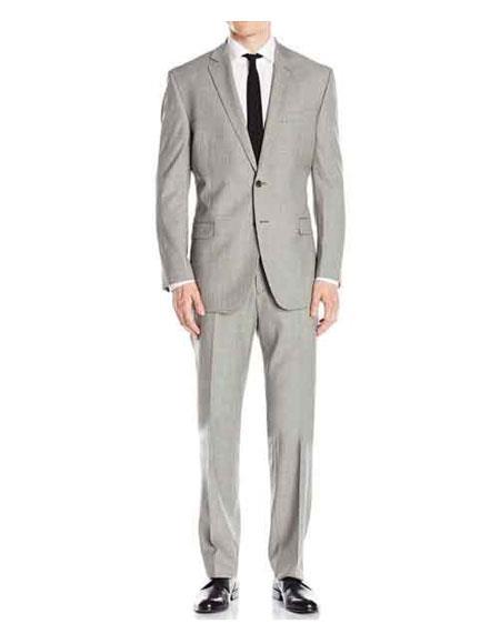  Men's Hitman Bodyguard Ryan Renolds Single Breasted Grey 2 Button Suit