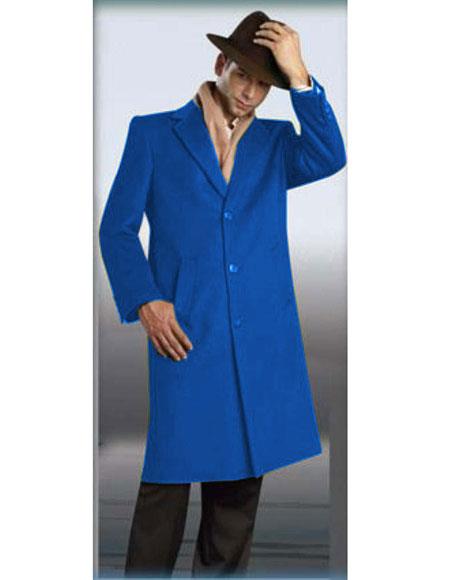  Sapphire Authentic Alberto Nardoni Best men's Italian Suits Brands Full Length Coat Wool Topcoat