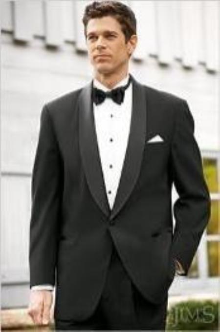 Fitted Slim narrow Style Fitc Cut Designer 1 Button Style Shawl Tuxedo With Pleated Slacks Pants 