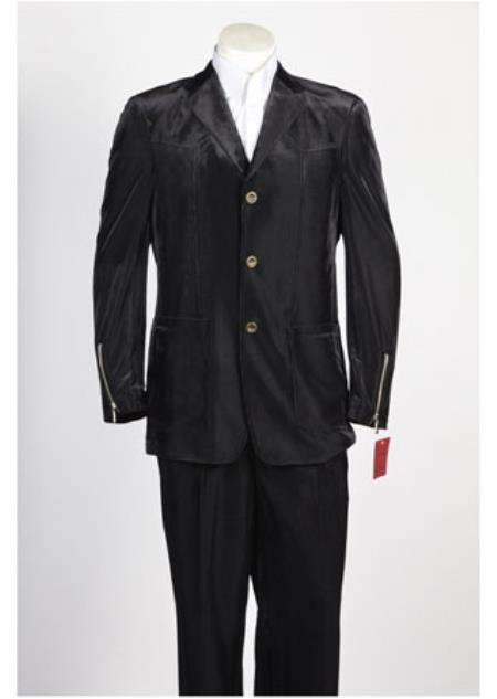  Men's 3 Button Single Breasted Suit
