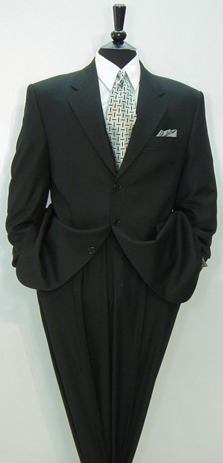 St2 Liquid Liquid Jet Black Double Vent Suits for Online premier quality italian fabric Superior Fabric 150's Wool Fabric 