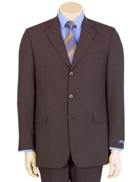 Fine Modern brown color shade 100% Pure year round Fabric 2/3 Buttons Style Suit 
