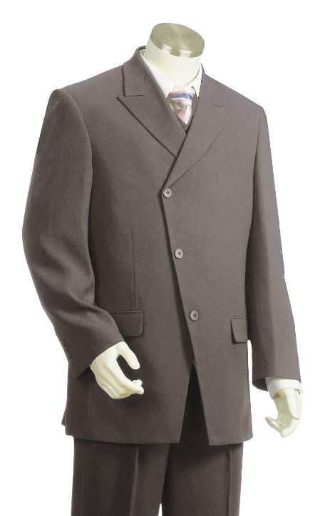 Luxurious 3 Button Style Grey Long length Zoot Suit For sale ~ Pachuco men's Suit Perfect for Wedding