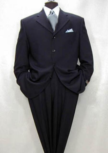 $1295 Tsk6 Darkest Navy Blue Shade Wool Fabric 3 Buttons Style premier quality italian fabric 1940s men's Suits Style for Online LIQUID Navy Blue Shade 