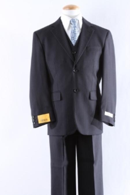 Two Button 5 Pcs Boy Dress And Men Suit For Teenagers Set Size From Baby to Teen 