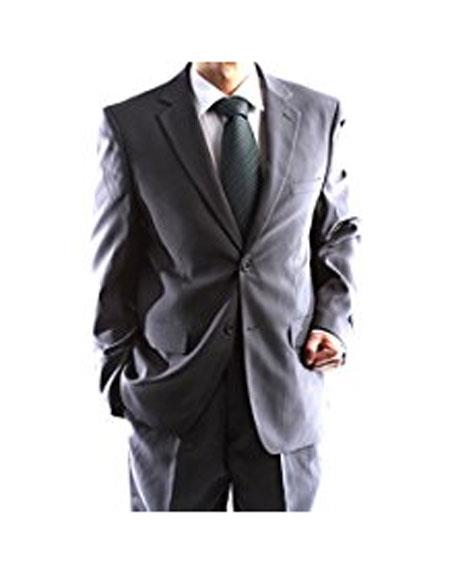  Braveman men's 2 Button Charcoal Single Breasted Suit