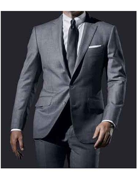 Daniel Craig Suit Mens Daniel Craig James Bond Grey 2 Button Notch Lapel Suit + Matching Shirt and tie package - Brand New Quality Suit 