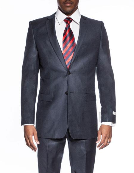  Extra Slim Fit Suit mens Navy Blue extra slim fit wedding prom skinny suit